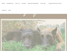 Tablet Screenshot of hundehof.com